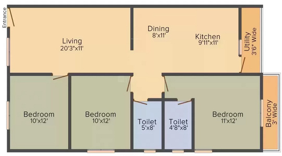 Karna Mathrusree Residency Floor Plan