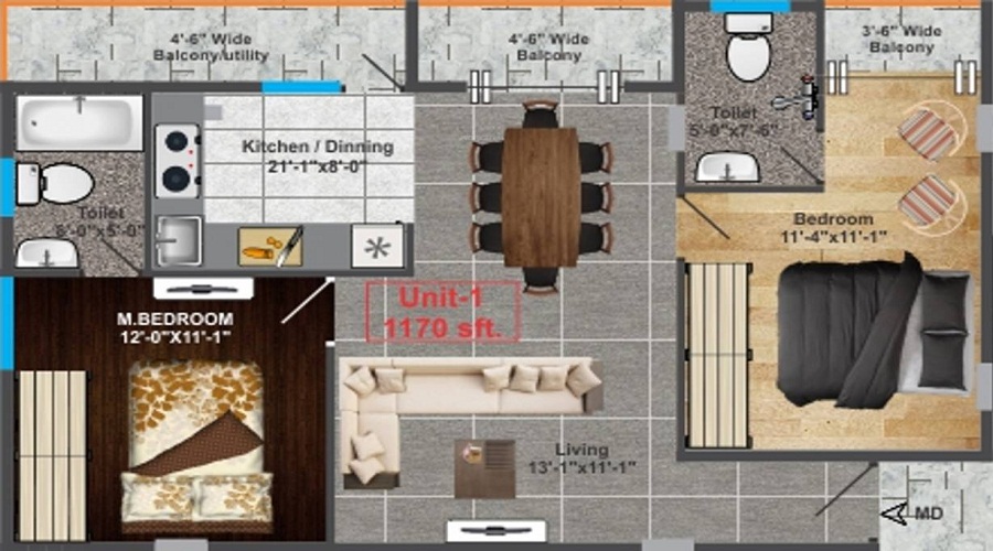 Fateh Perfect Casa Bella Floor Plan