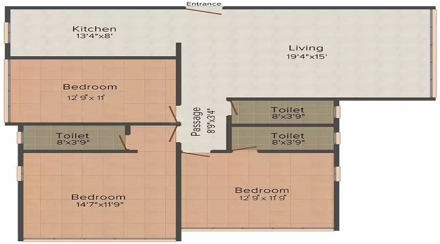 Kamla Bhanukunj Floor Plan