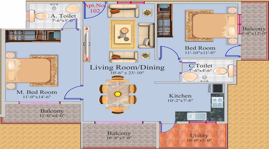 Buildwell Heights Floor Plan