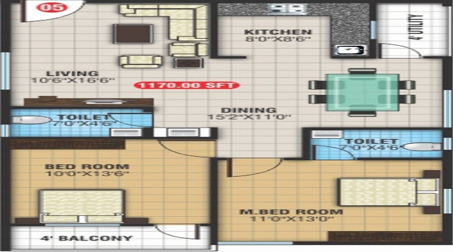Parthu Hallmark Floor Plan