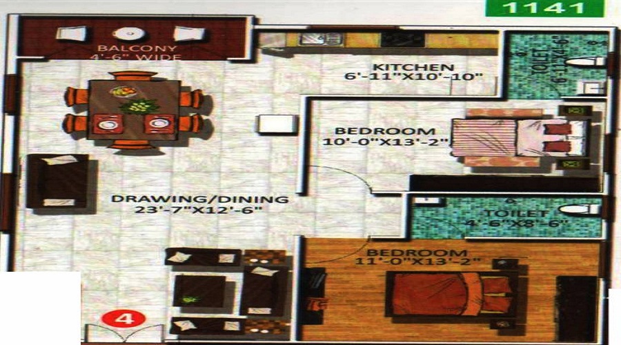 SS Brundavanam Floor Plan
