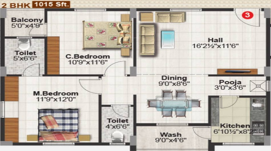 VBM Cute Floor Plan