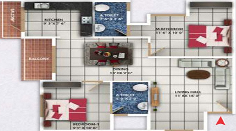 TG Akshaya Floor Plan