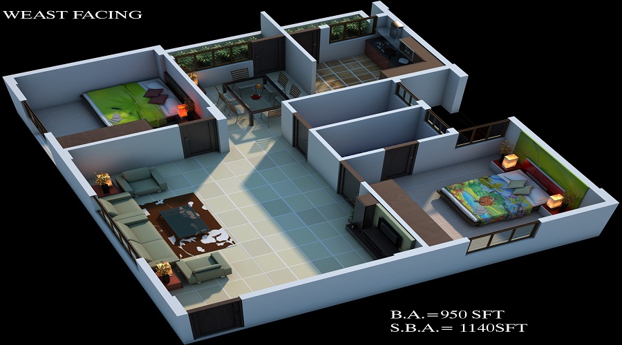 RR Maruthi Homes Floor Plan