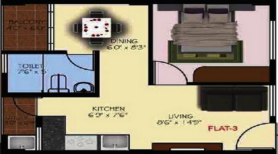 Mahendra AK Brindavan Floor Plan