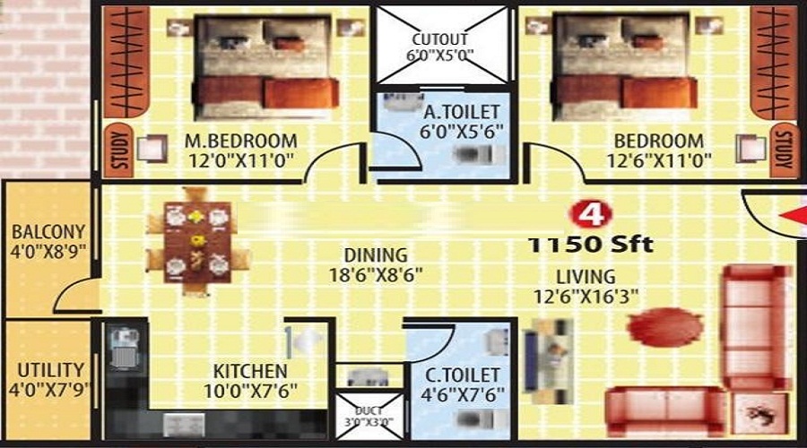 Aditi Grandeur Floor Plan