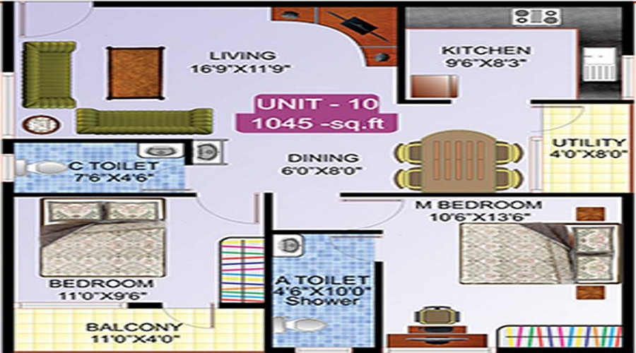 Viktra Pristine Floor Plan