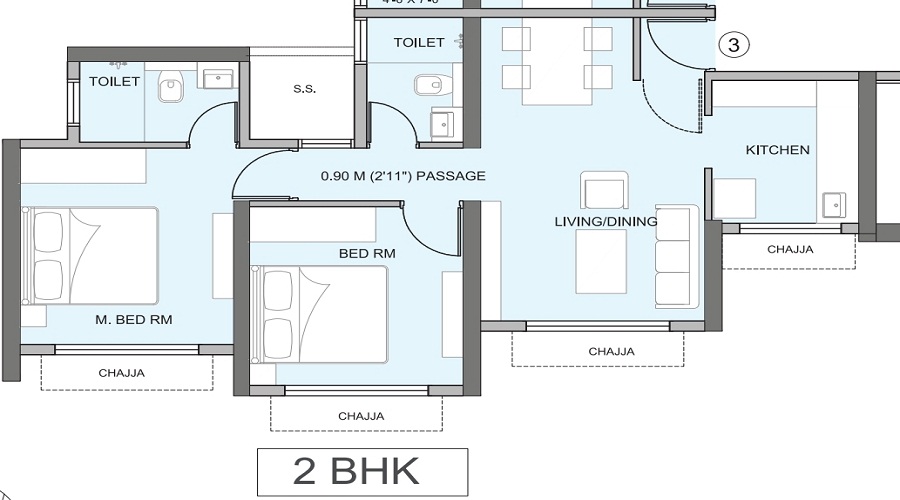 Wadhwa Azure Floor Plan
