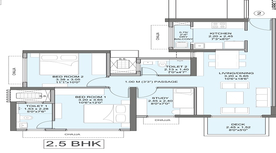 Wadhwa Azure Floor Plan