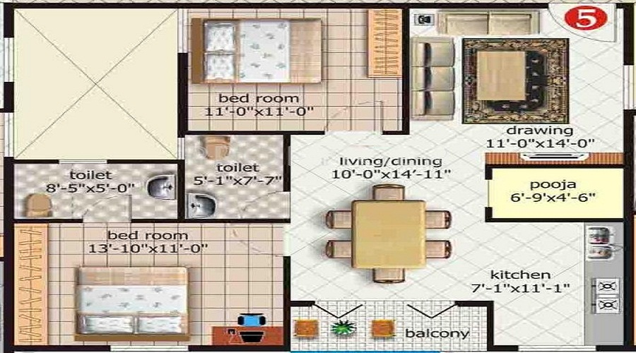 MC Jyothi Enclave Floor Plan