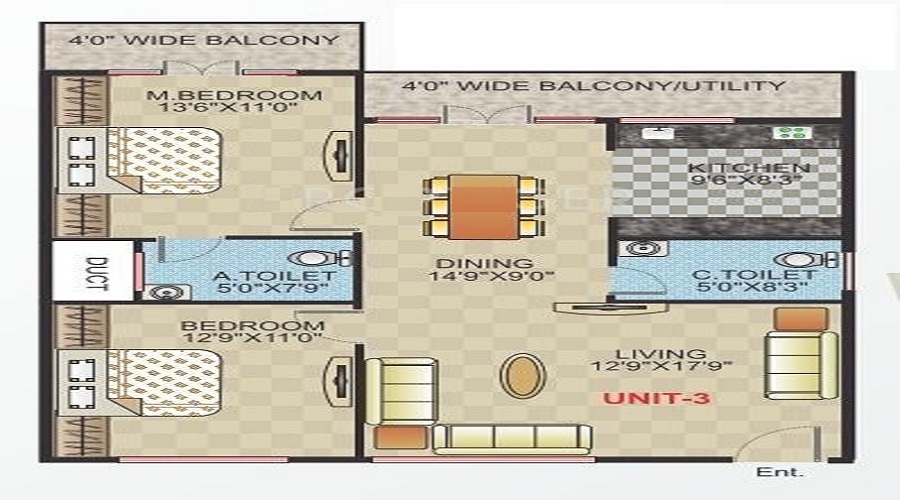 Vishnu Rajsri Floor Plan