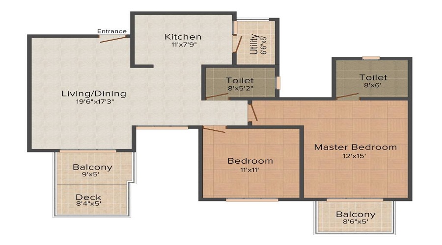 Puravankara High Crest Floor Plan