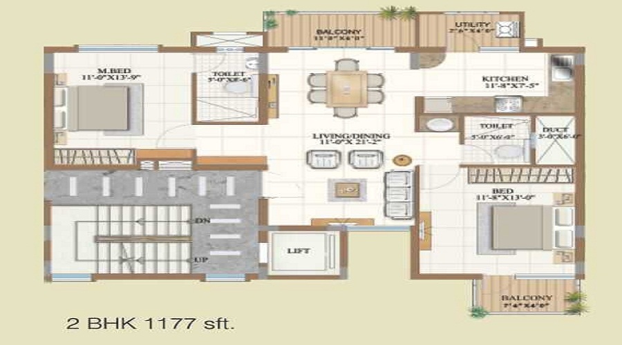 Aruna Pinewoods Floor Plan