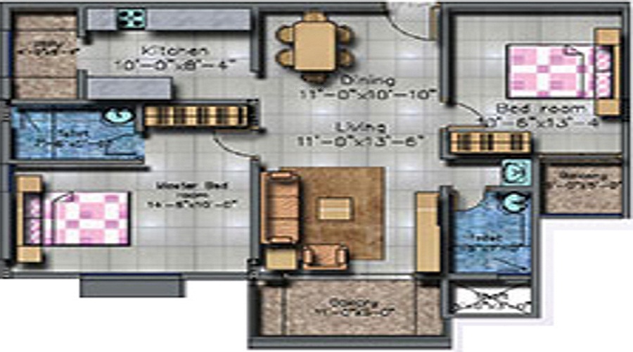 Prithvi Thirumala Blossoms Floor Plan