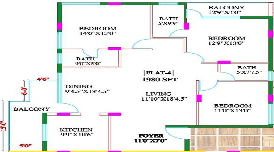 Laa Royal Manor Floor Plan