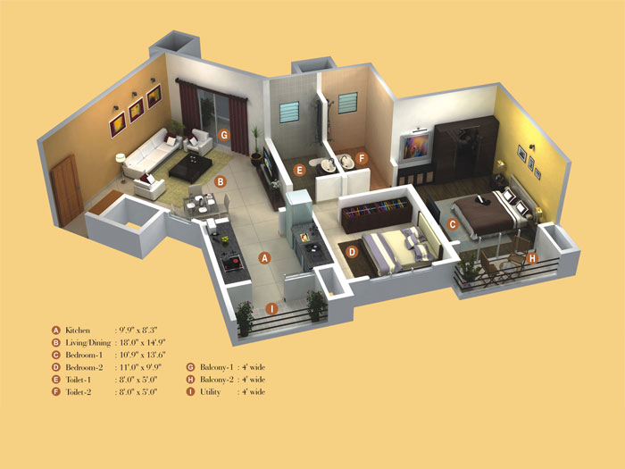 Kumar Prince Town Floor Plan
