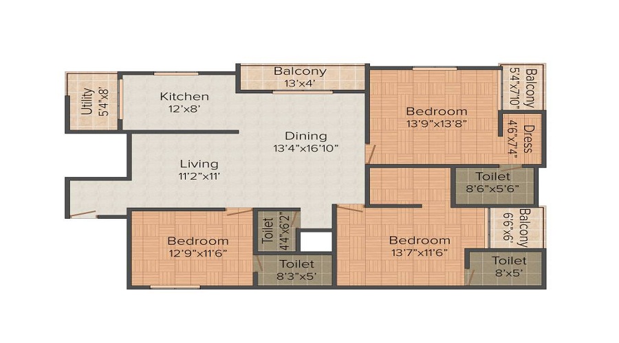 Thiru Bethel Heights Floor Plan