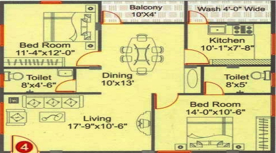 Elite Comfort Residency Floor Plan