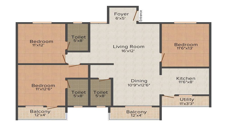 Honey Comb Silver Nest Enclave Floor Plan