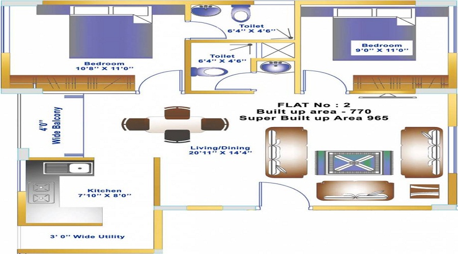 Sree Reddy Homes Floor Plan