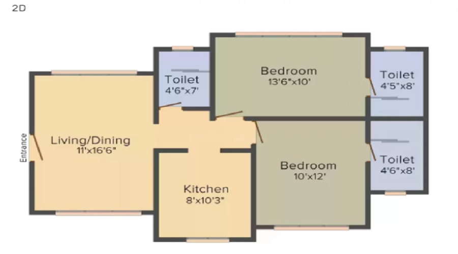 Shamik Crimson Bay Floor Plan