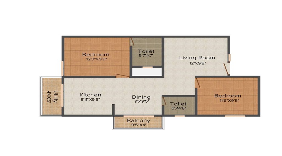 Frontier Shubh Residency 2 Floor Plan