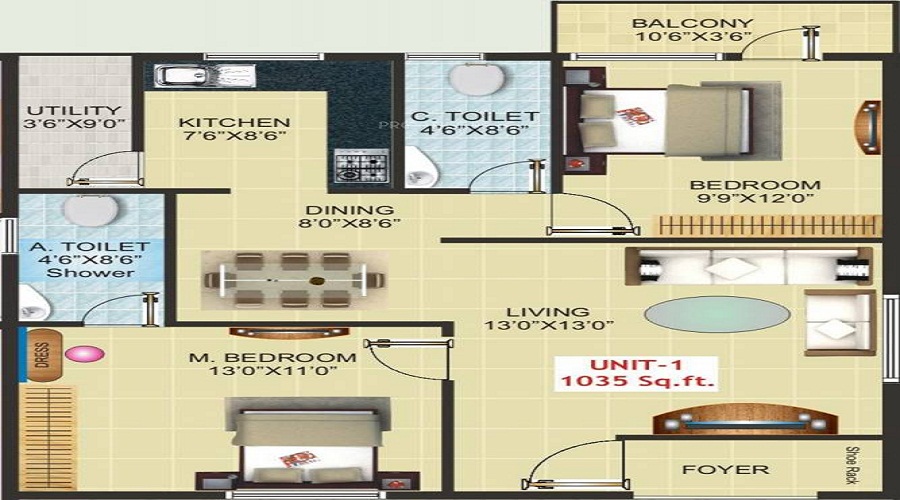 Shivaganga Eshaan Floor Plan