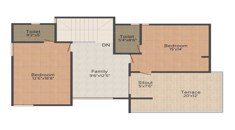 Dharani Prakruthi Park Villa Floor Plan