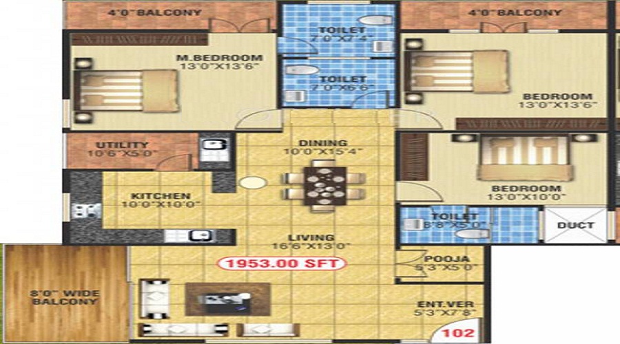 Subhodayaraga Infra Castle Floor Plan