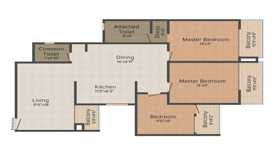 Saranya Paradise Floor Plan
