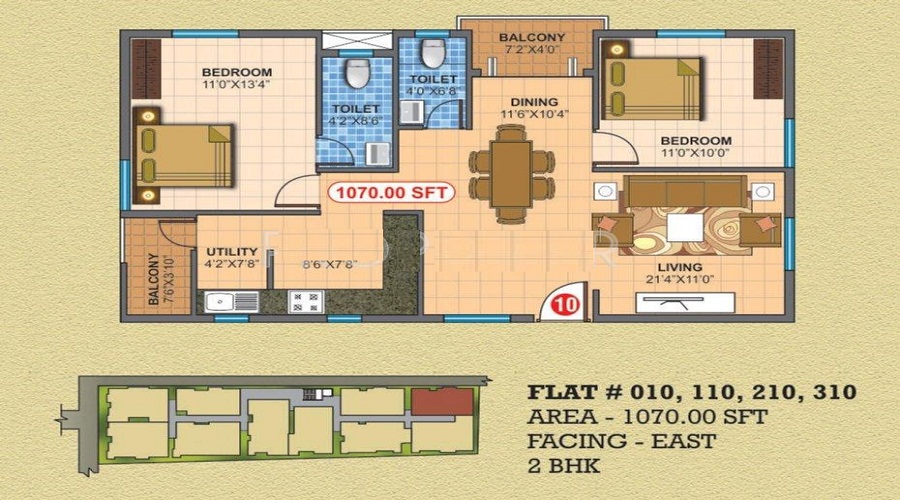 Sai Mounika Espanci Floor Plan