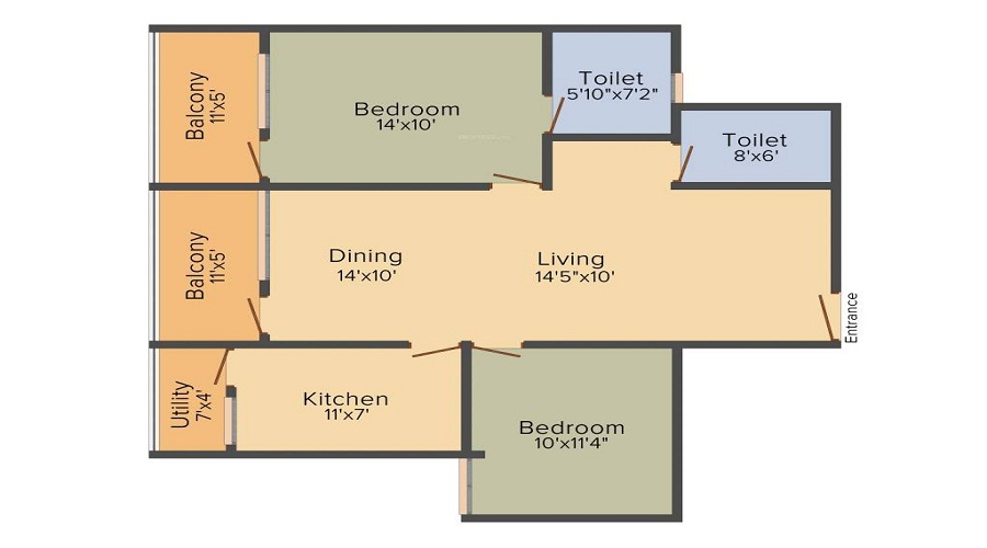 Akshaya Crossandra Floor Plan