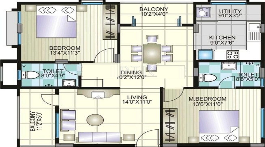 Amigo Agna Indraprasta Floor Plan