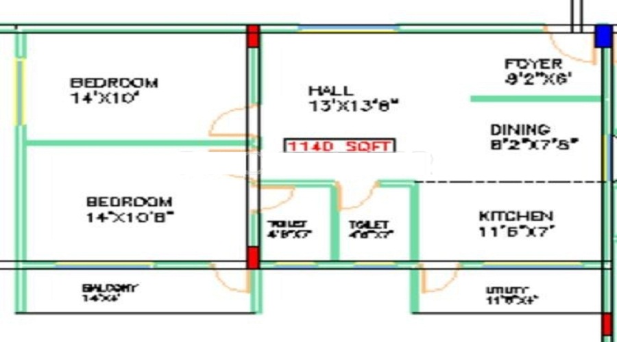 Vandana Flora Floor Plan
