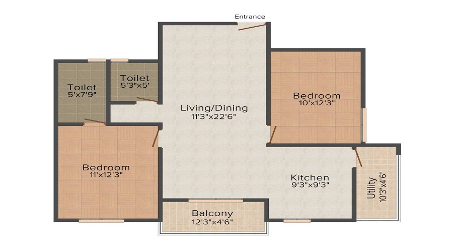 VSR VS Chalet Floor Plan
