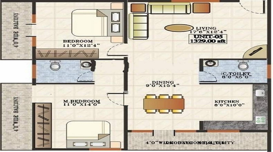 Aditya Mother Palace Floor Plan
