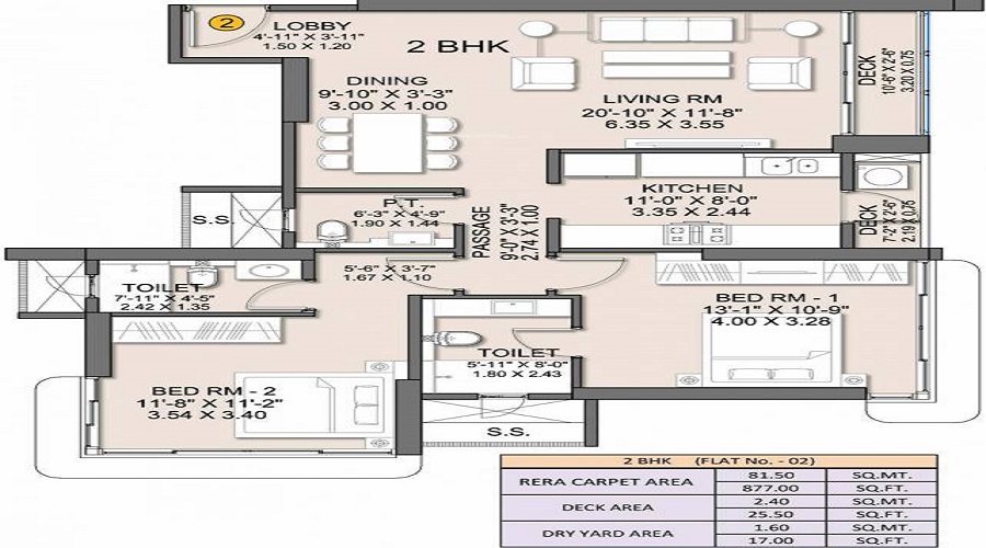 Sheth Beau Pride Floor Plan