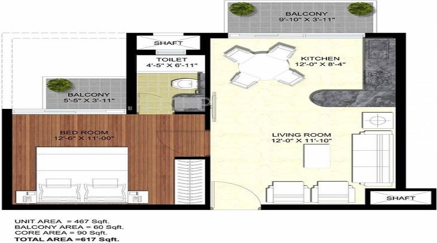 Jaydev Uni Park Floor Plan