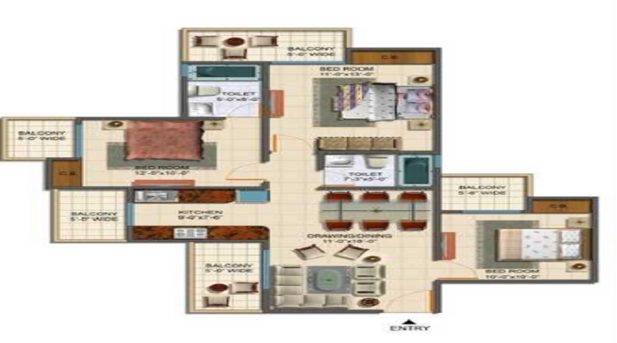 Kbnows Society Apartments Floor Plan