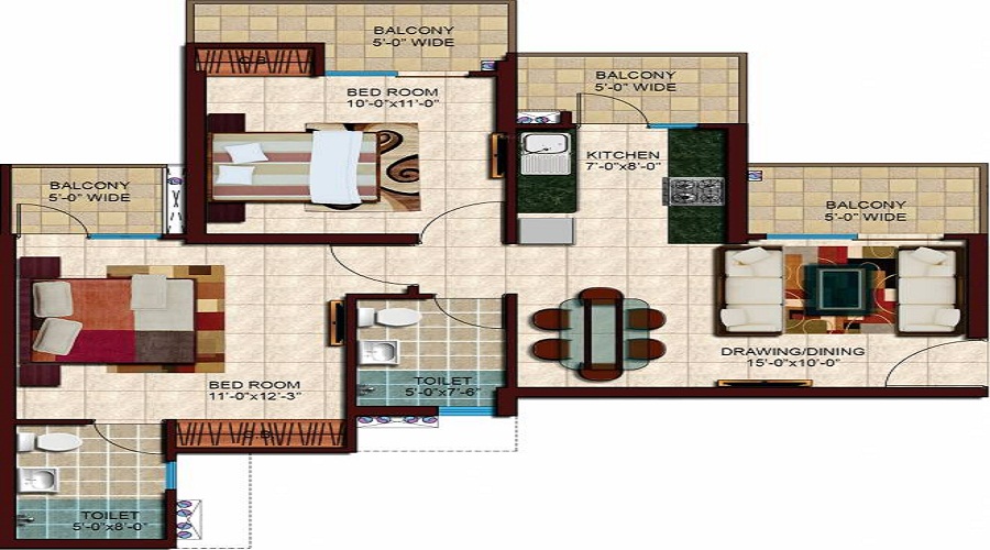 Nirala Estate II Floor Plan