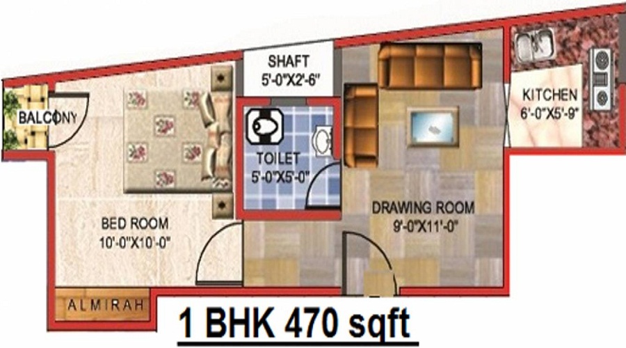 Arsh Green Heights II Floor Plan