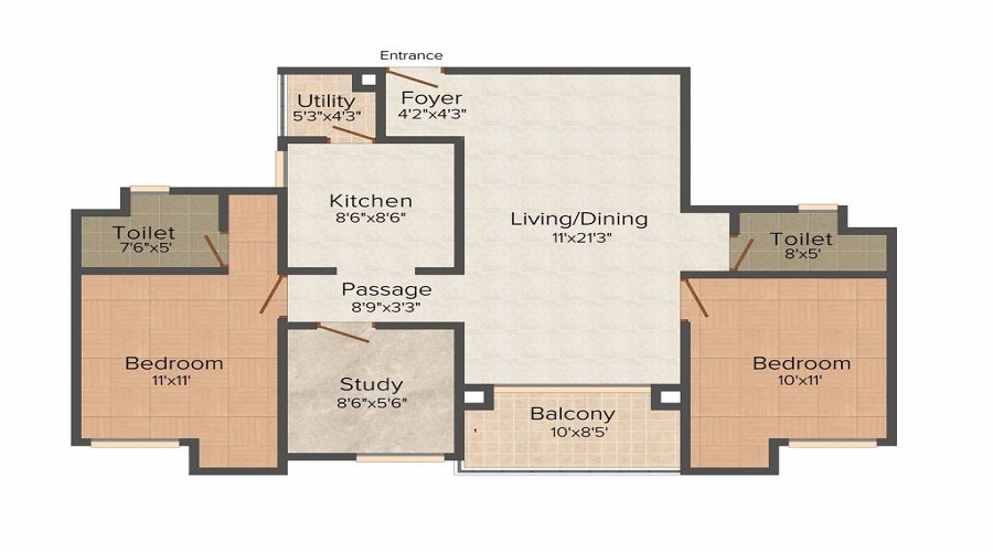 Akshaya Republic Floor Plan