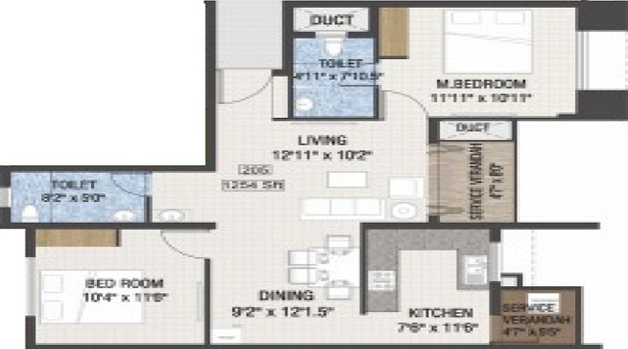 Plaza Tranquil Square Floor Plan