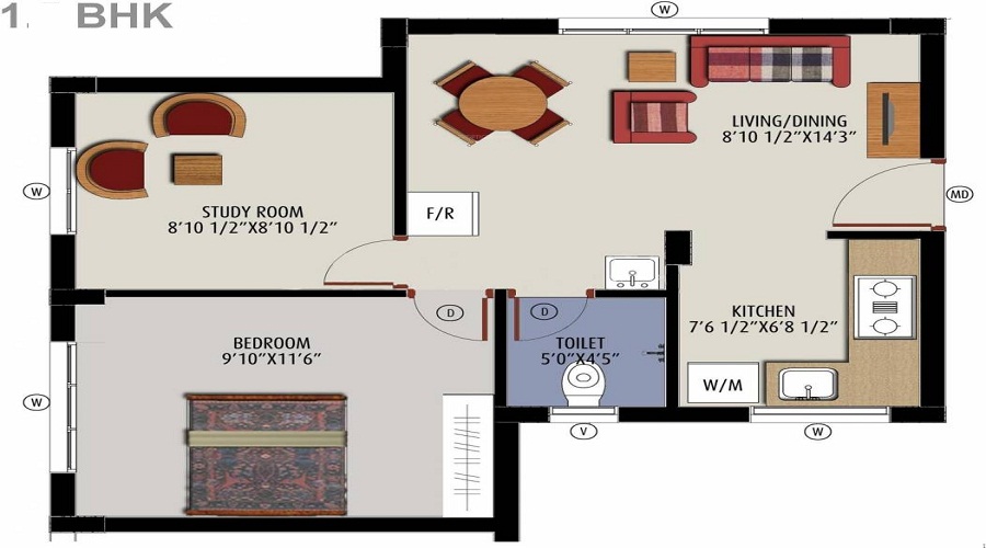 Mahindra Nova Floor Plan