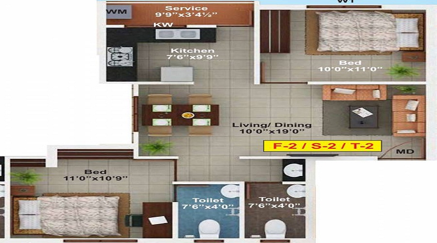 Minerva Aradhana Floor Plan