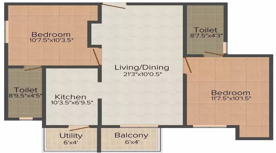 BSCPL Bollineni Zion Floor Plan