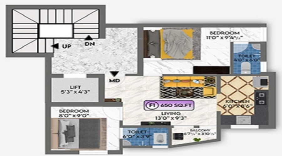 ATH Golden Enclave Floor Plan