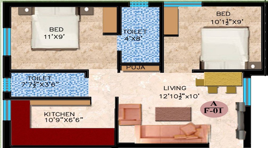 Yazh Mullai Floor Plan