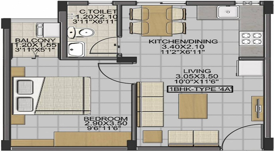 Isha Anandham Floor Plan